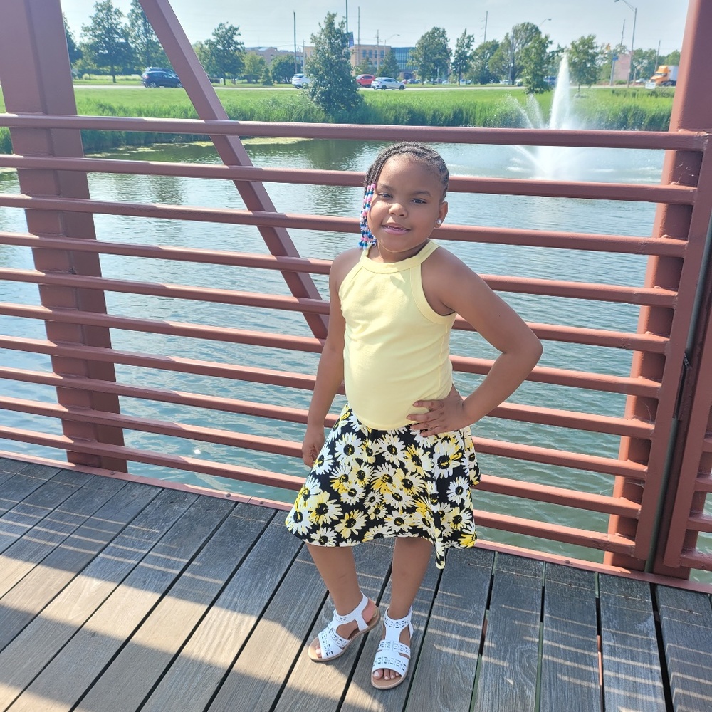 Girls Skirt & Shirt Set